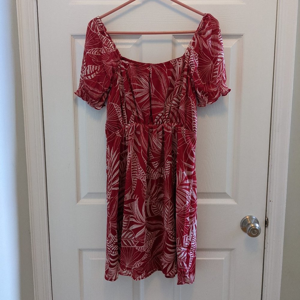 Banana Republic Women's Leaf Chiffon Dress NWOT